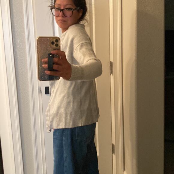 Allbirds merino wool grey the cardigan minimalist casual office size M - Picture 6 of 10